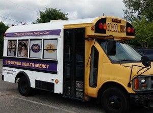 GYG Mental Health Agency will have a bus at the Franklin Walmart next week for area residents to fill with school supplies for children in ciity schools. -- SUBMITTED