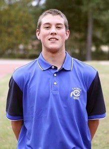 Billy Britton plays golf at Chowan University. -- SUBMITTED