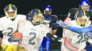 Martinez Hill (No. 2) was a good athlete when he was at Franklin High School, according to principal Travis Felts. -- FILE