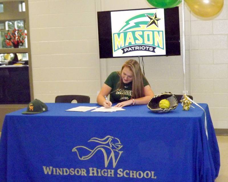 emily jane bankson windsor high school softball