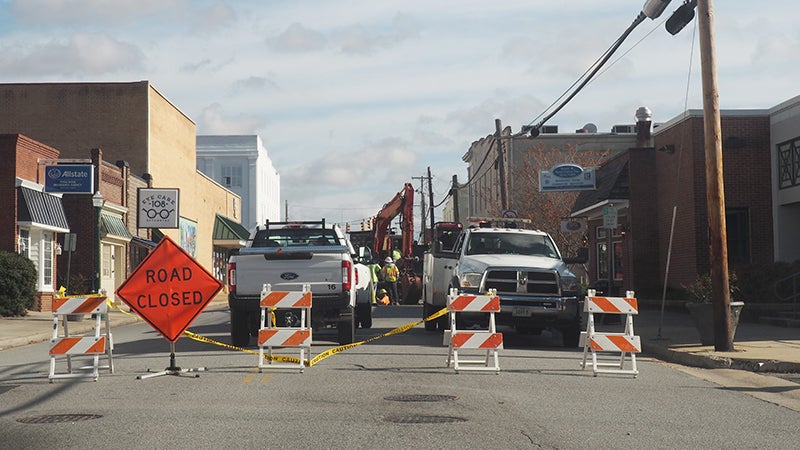 sinkhole on west second avenue