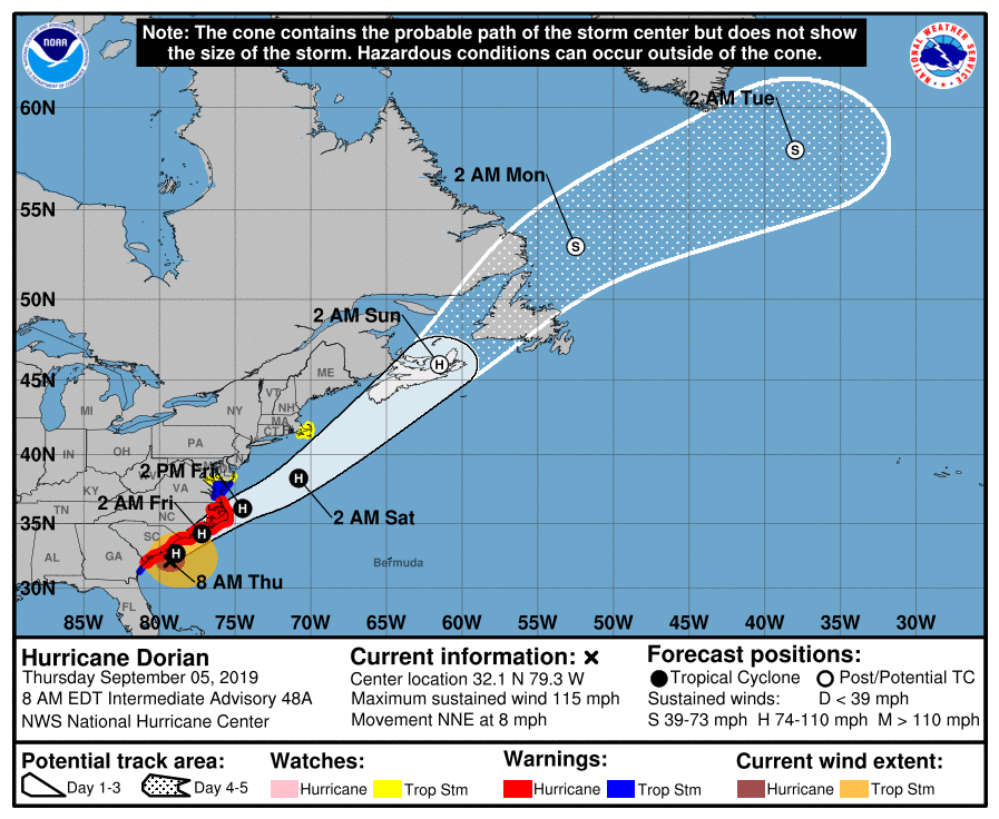 hurricane dorian