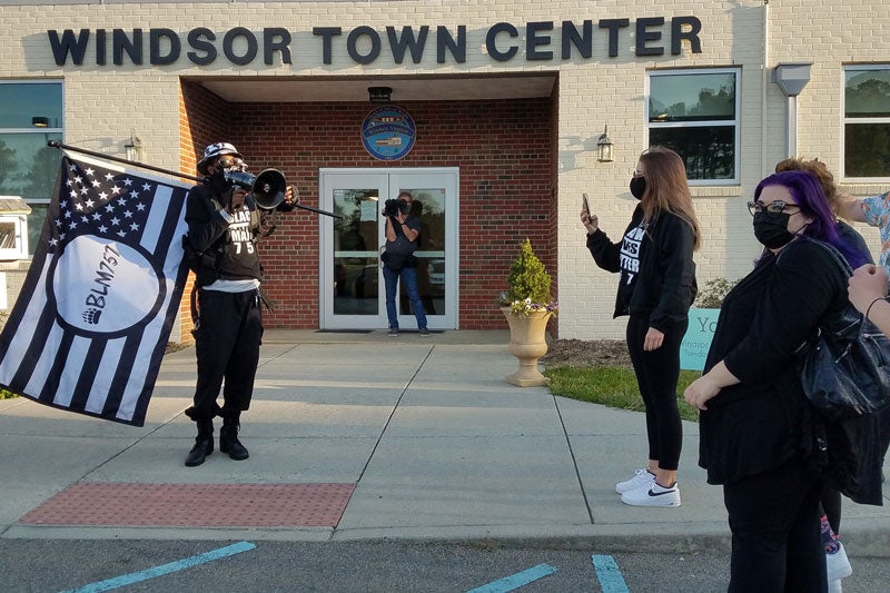 windsor blm protest