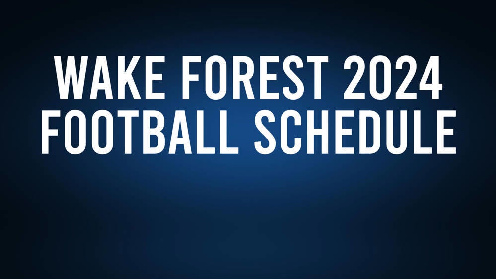 Wake Forest 2024 Football Schedule, Record, Results