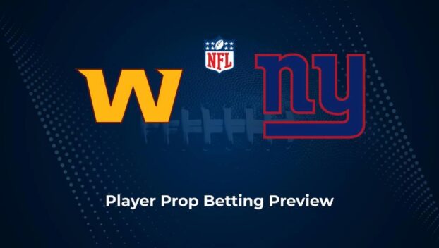 Commanders vs. Giants Player Props & Odds – Week 2