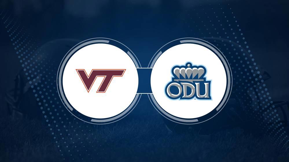 Virginia Tech vs. Old Dominion: Odds, spread, and over/under - Sept. 14