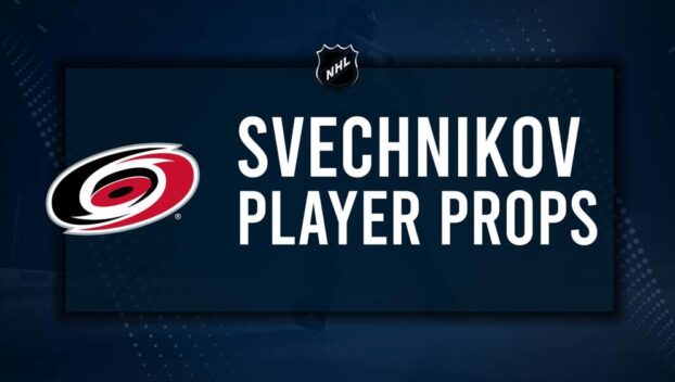 Andrei Svechnikov Player Prop Bets for the Hurricanes vs. Canucks Game - October 28