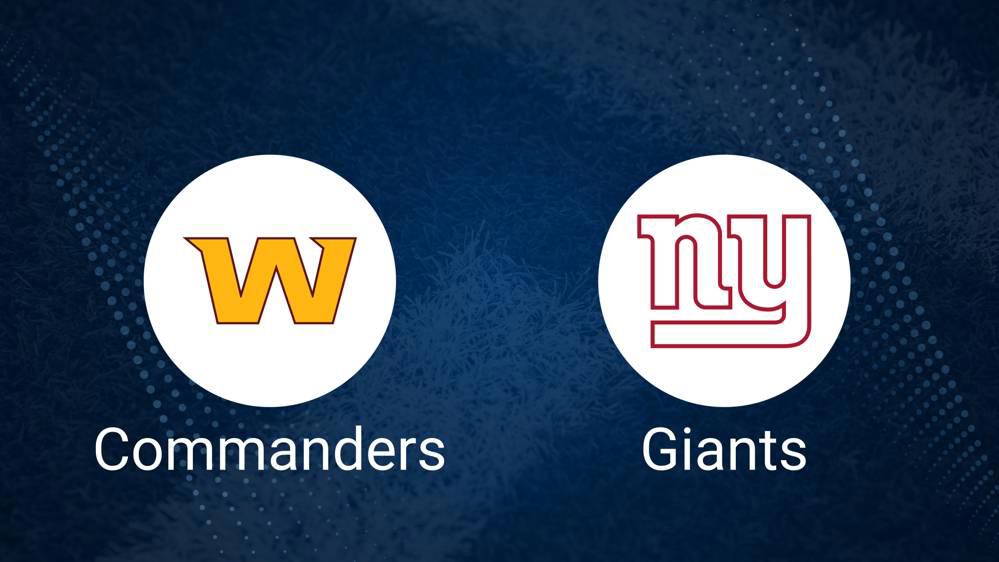 Commanders vs. Giants: Odds, Moneyline, and Spread - Week 9