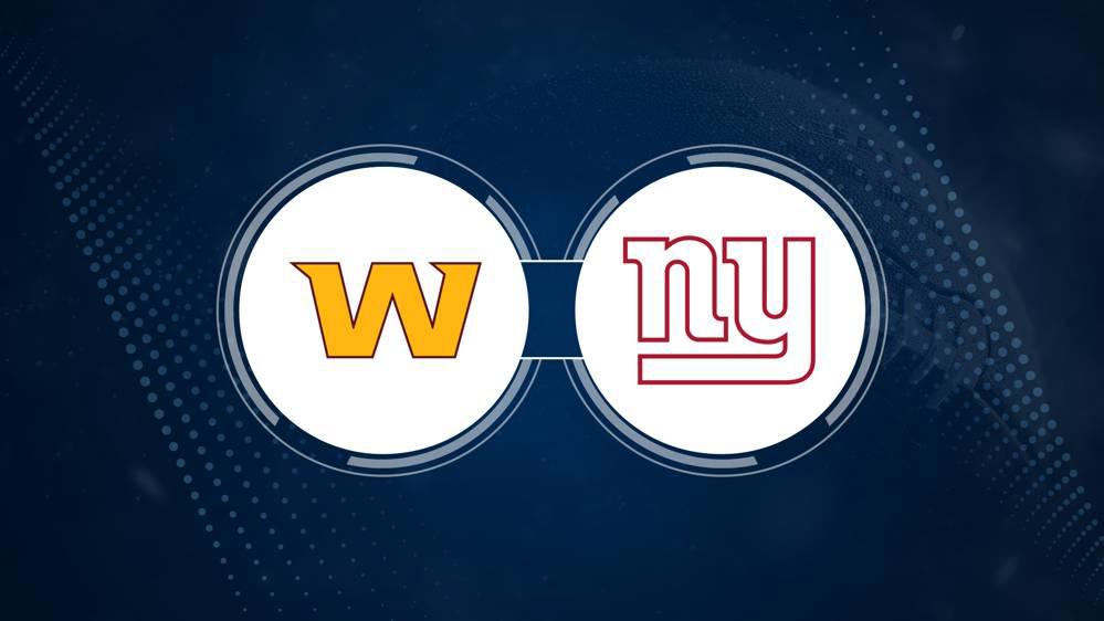 Commanders vs. Giants Same Game Parlay Picks – NFL Week 9