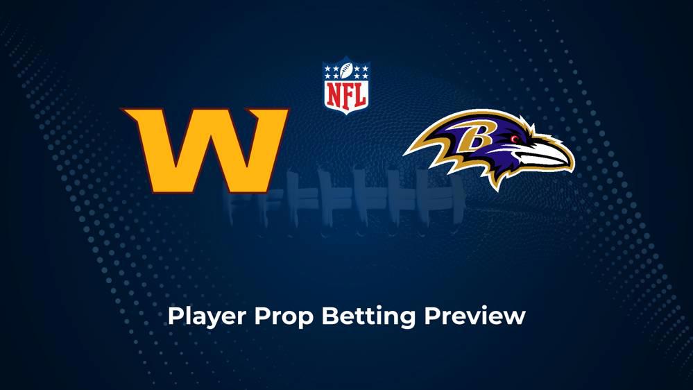 Commanders vs. Ravens Player Props & Odds – Week 6