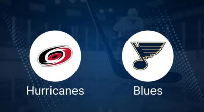 Hurricanes vs. Blues Injury Report Today - October 19