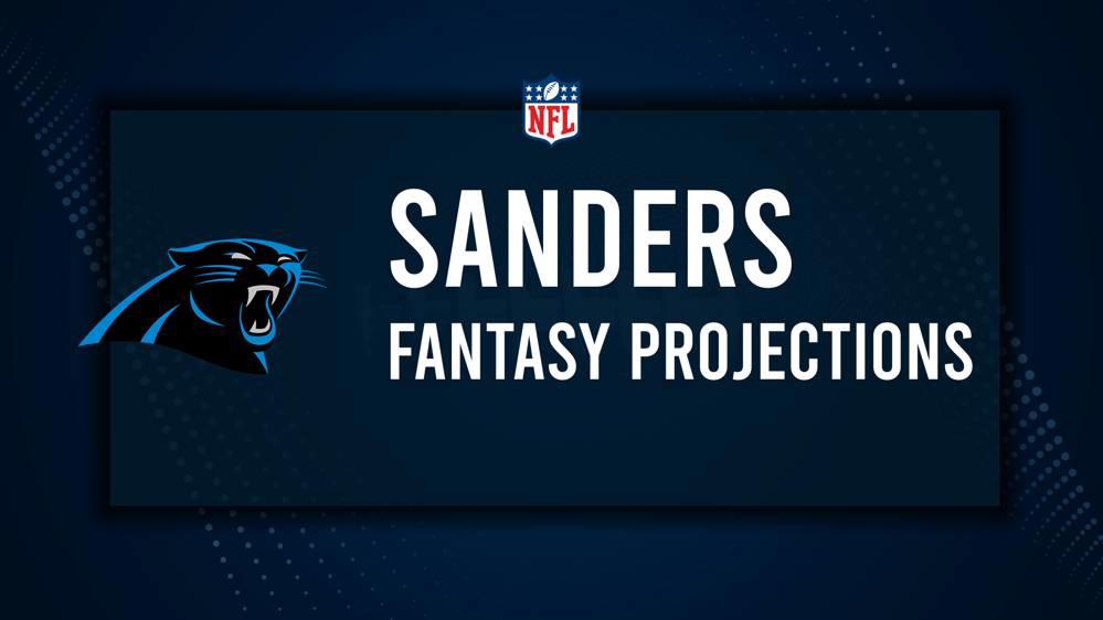 Ja'Tavion Sanders Fantasy Projections: Week 7 vs. the Commanders