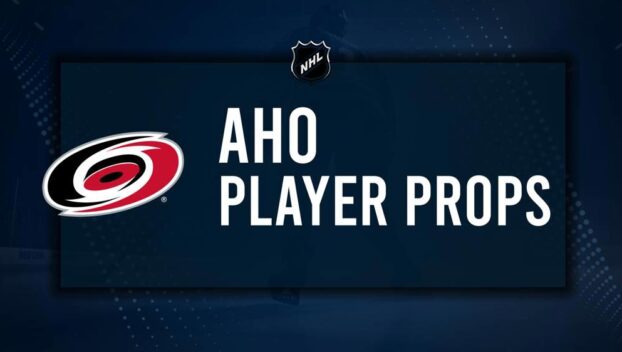 Sebastian Aho Player Prop Bets for the Hurricanes vs. Blues Game - October 19