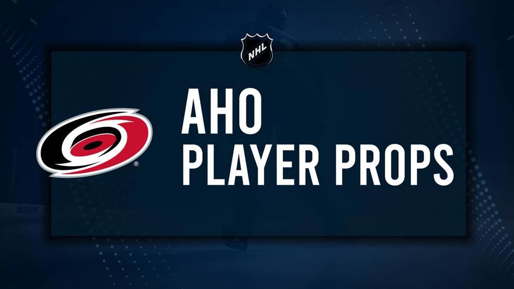 Sebastian Aho Player Prop Bets for the Hurricanes vs. Kraken Game - October 26