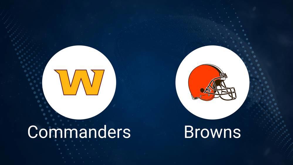 Where to Watch Commanders vs. Browns on TV or Streaming Live - Oct. 6