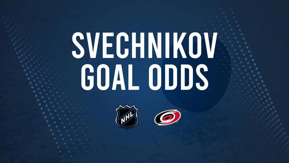 Will Andrei Svechnikov Score a Goal Against the Flames on October 24?