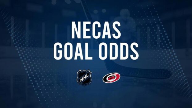 Will Martin Necas Score a Goal Against the Blues on October 19?