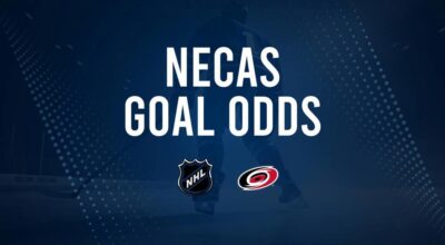 Will Martin Necas Score a Goal Against the Canucks on October 28?