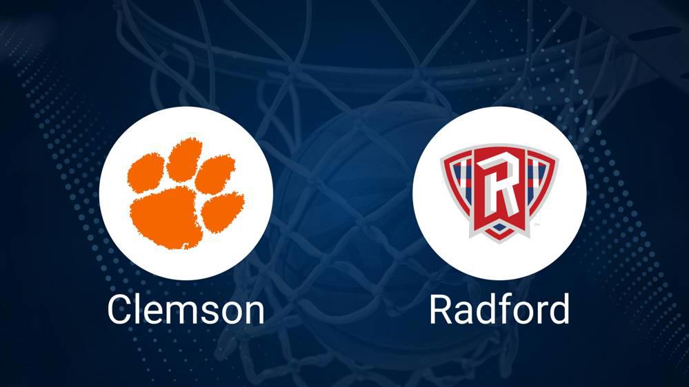 How to Watch Clemson vs. Radford on TV or Live Stream - November 21