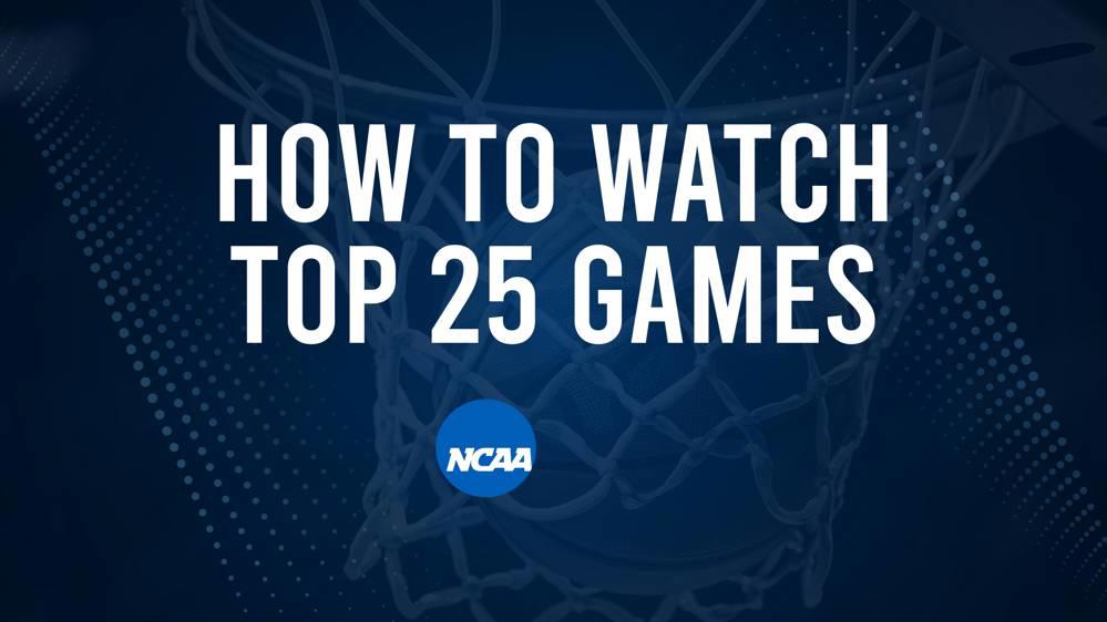 How to Watch Top 25 Women's College Basketball Games - Friday, November 22