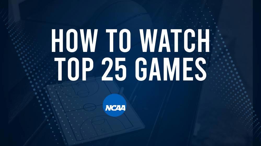 How to Watch Top 25 Women's College Basketball Games - Saturday, November 16