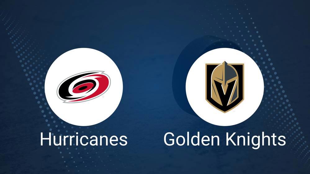 Hurricanes vs. Golden Knights Injury Report Today - November 11