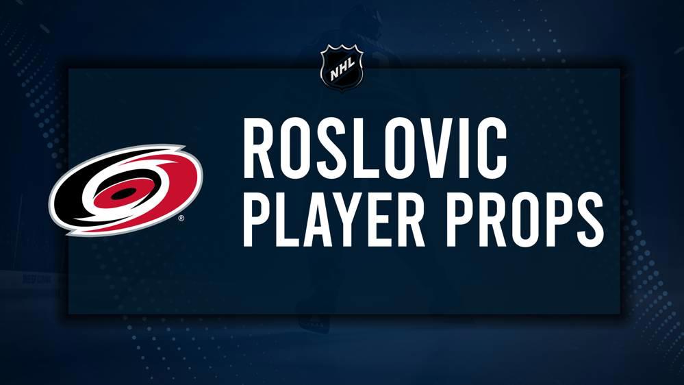 Jack Roslovic Player Prop Bets for the Hurricanes vs. Flyers Game - November 20