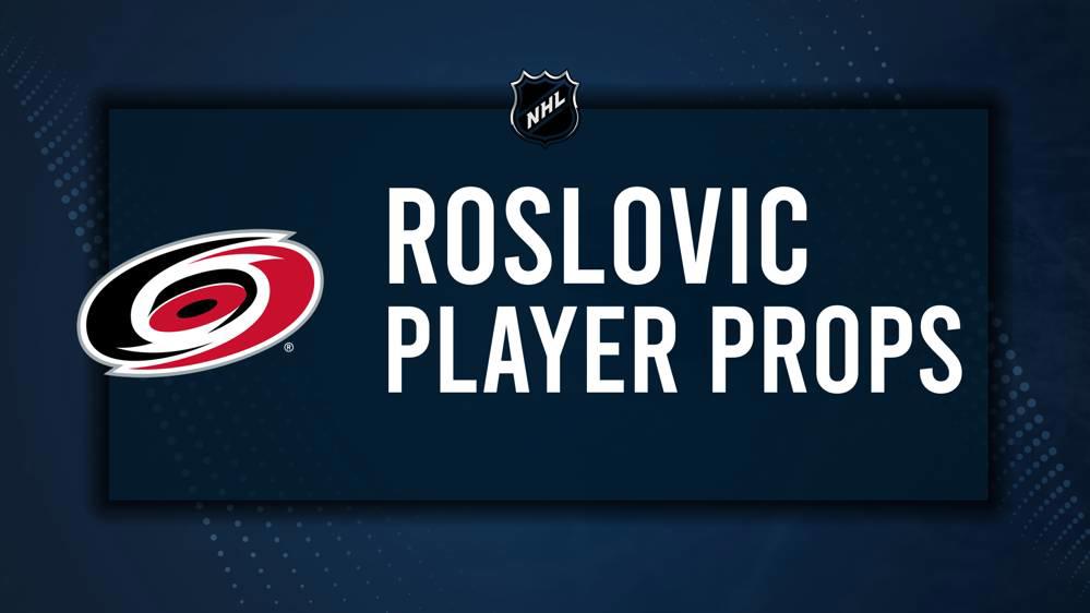 Jack Roslovic Player Prop Bets for the Hurricanes vs. Golden Knights Game - November 11