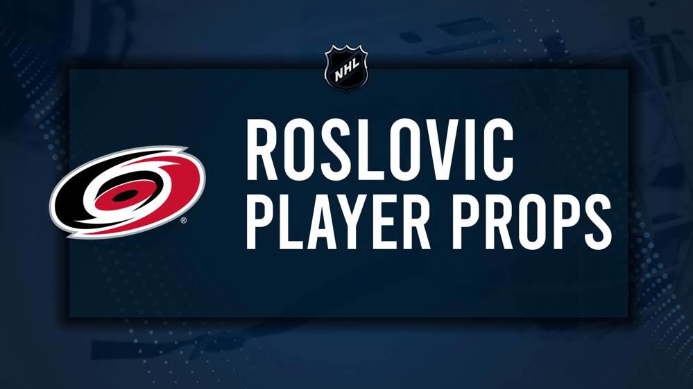 Jack Roslovic Player Prop Bets for the Hurricanes vs. Hockey Club Game - November 13