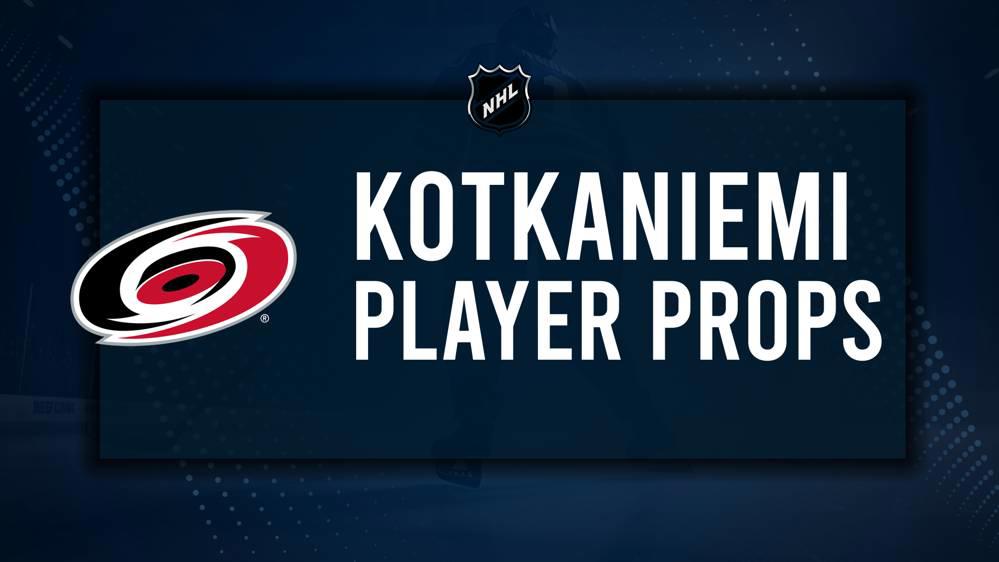 Jesperi Kotkaniemi Player Prop Bets for the Hurricanes vs. Devils Game - November 21