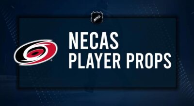 Martin Necas Player Prop Bets for the Hurricanes vs. Rangers Game - November 27