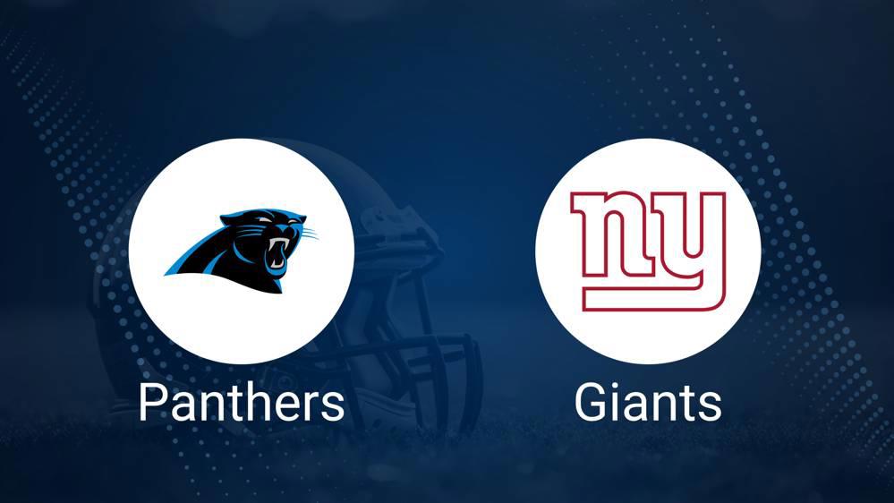 Panthers vs. Giants: Odds, Moneyline, and Spread - Week 10