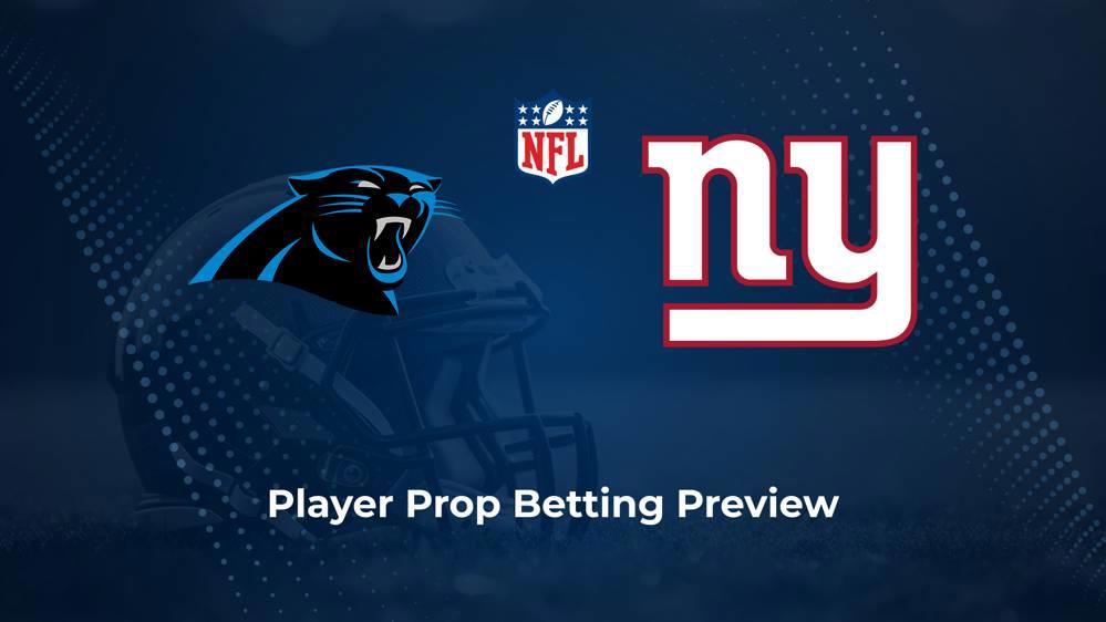 Panthers vs. Giants Player Props & Odds – Week 10