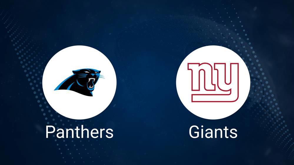 Panthers vs. Giants Predictions & Picks: Odds, Moneyline, Spread - Week 10