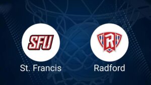 Saint Francis (PA) vs. Radford Basketball Tickets - Sunday, December 1