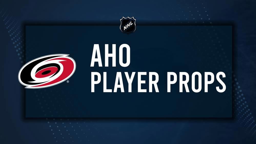 Sebastian Aho Player Prop Bets for the Hurricanes vs. Avalanche Game - November 9