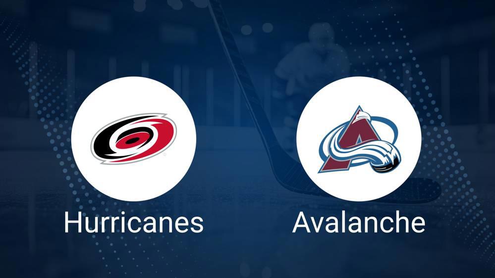 Where to Watch Carolina Hurricanes vs. Colorado Avalanche on TV or Streaming Live - November 9