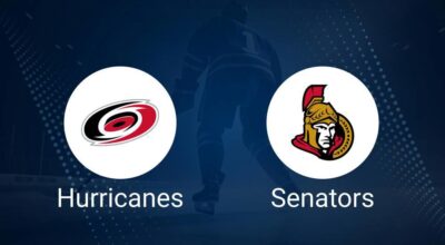 Where to Watch Carolina Hurricanes vs. Ottawa Senators on TV or Streaming Live - November 16