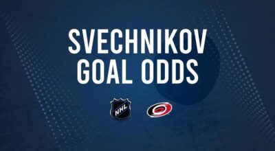 Will Andrei Svechnikov Score a Goal Against the Blue Jackets on November 23?