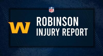 Will Brian Robinson Jr. Play in Week 10? NFL Injury Status, News & Updates