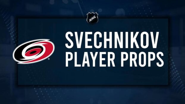 Andrei Svechnikov Player Prop Bets for the Hurricanes vs. Avalanche Game - December 5