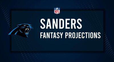 Ja'Tavion Sanders Fantasy Projections: Week 17 vs. the Buccaneers