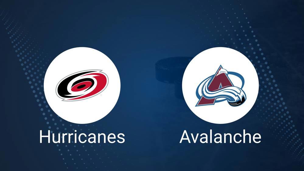 Where to Watch Carolina Hurricanes vs. Colorado Avalanche on TV or Streaming Live - December 5