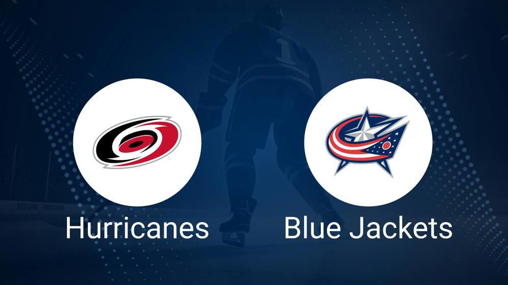 Where to Watch Carolina Hurricanes vs. Columbus Blue Jackets on TV or Streaming Live - December 31