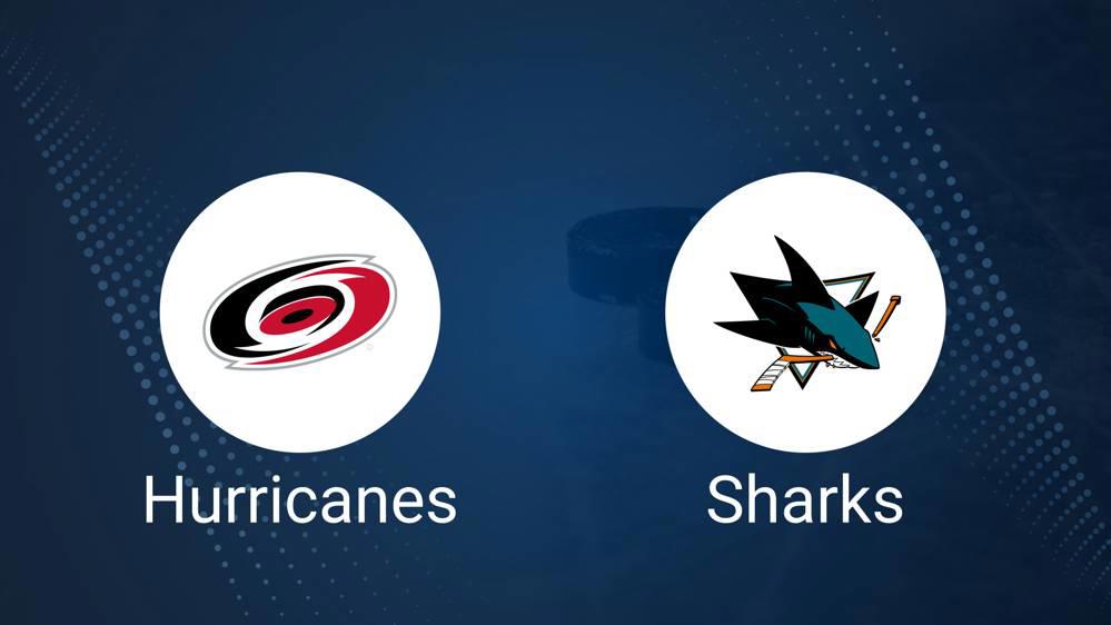 Where to Watch Carolina Hurricanes vs. San Jose Sharks on TV or Streaming Live - December 10