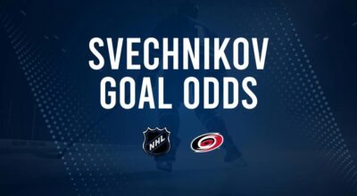 Will Andrei Svechnikov Score a Goal Against the Rangers on December 22?