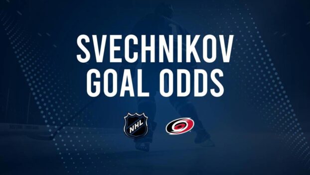 Will Andrei Svechnikov Score a Goal Against the Sharks on December 10?