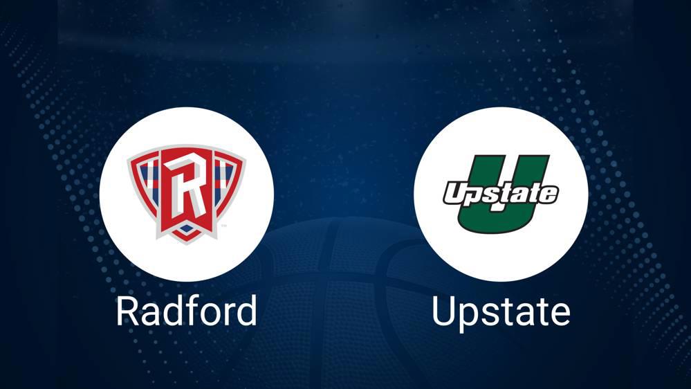 How to Watch Radford vs. South Carolina Upstate on TV or Live Stream - January 11