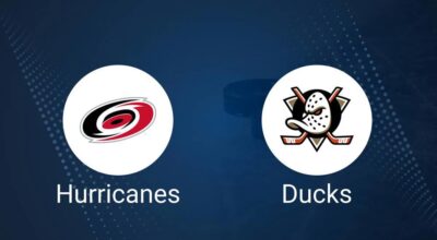 Where to Watch Carolina Hurricanes vs. Anaheim Ducks on TV or Streaming Live - January 12