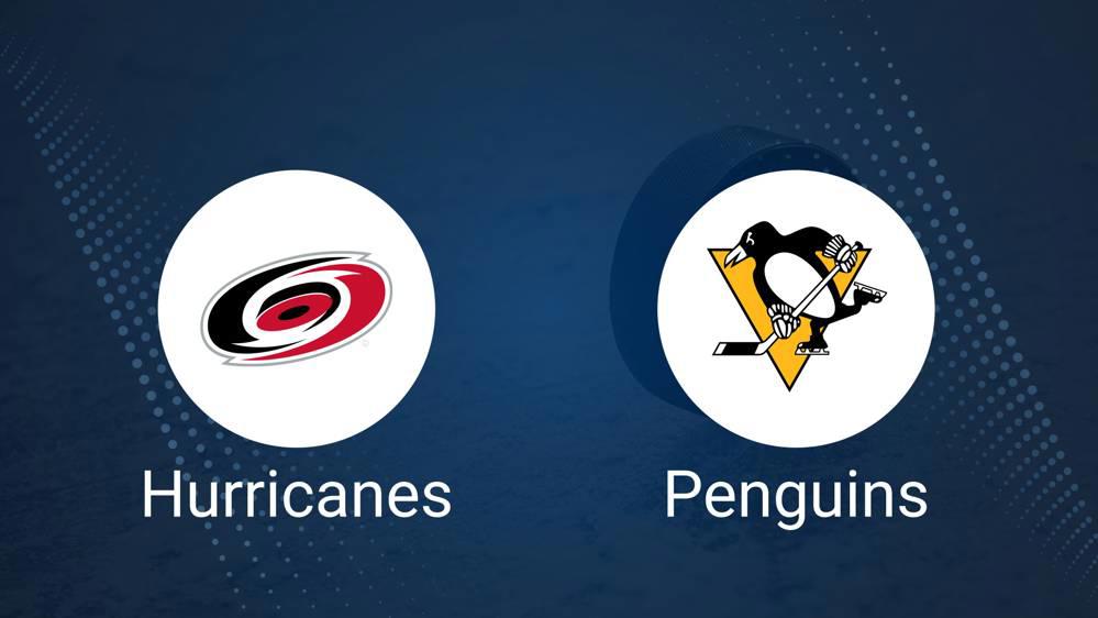 Where to Watch Carolina Hurricanes vs. Pittsburgh Penguins on TV or Streaming Live - January 5